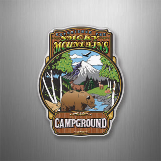 GREAT SMOKY MOUNTAINS Great Outdoors Winter 3D Magnet