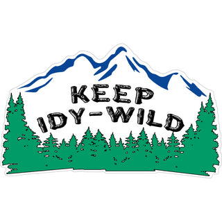 Idyllwild   White Mountains Pine Trees Sticker