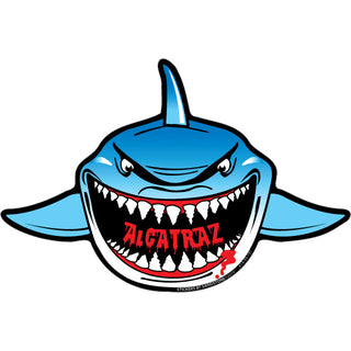 OK4 Alcatraz Shark Front View (00093) Sticker