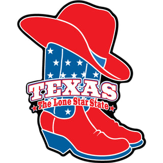 Texas   American Cowboy Boots Sticker
