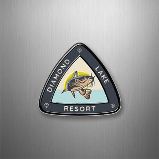 Diamond Lake Resort   Diamond Lake Resort Logo 3D Magnet