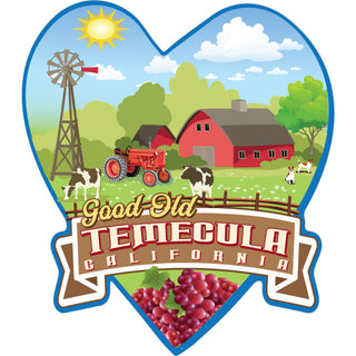 GOOD OLD TEMECULA HEART Sticker