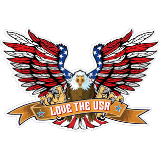 Love the USA Eagle Sticker