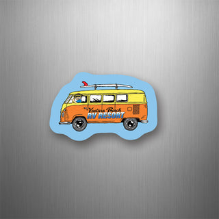 Bus Side View Surfboard   Ventura Beach RV Resort Bus Side View Flexible Magnet