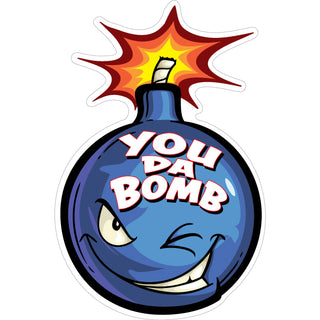 Novelty   You Da Bomb Sticker