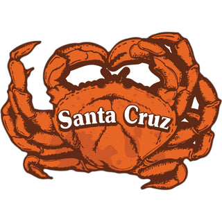 Santa Cruz   Crab Sticker