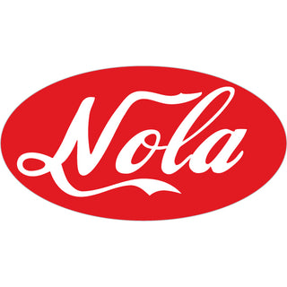 Nola Red Circle Sticker