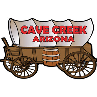Cave Creek Az Covered Wagon Sticker