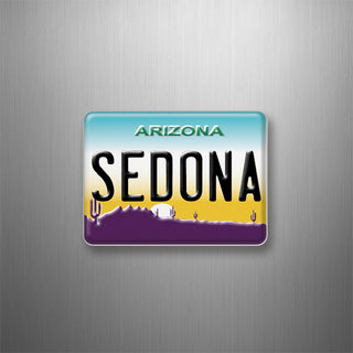 Sedona   Arizona License Plate 3D Magnet
