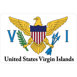 USVI Flag Sticker