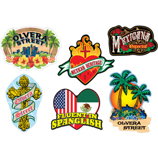 PALMS OLVERA STREET 6 UP Sticker