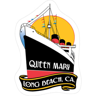 QUEEN MARY LONG BEACH Sticker