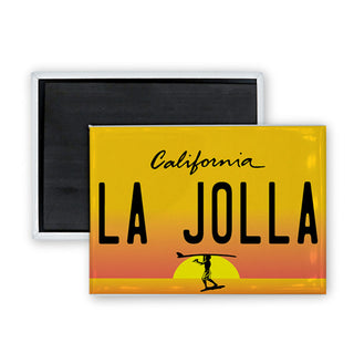 La Jolla California Endless Summer Rectangle Badge Magnet