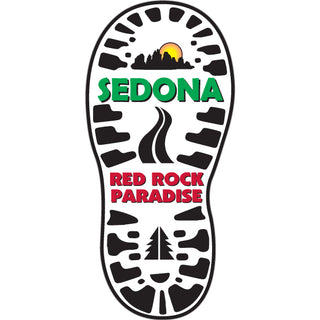 SEDONA BOOT PRINT Sticker