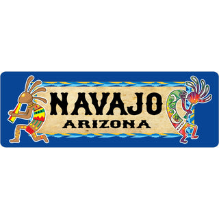 Navajo AZ Two Kokopellis Sticker