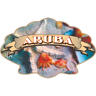 Aruba   Seashells Sticker