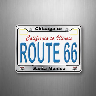 Route 66   Route 66 License Plate 3D Magnet