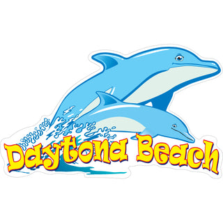 OK4 Daytona Beach Jumping Dolphins Sticker