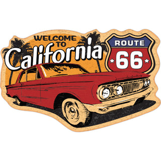 California   Welcome To Retro Car Sticker
