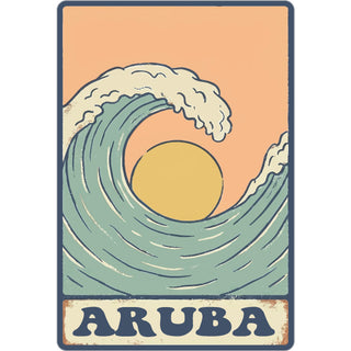 ARUBA BIG WAVE SUN Sticker