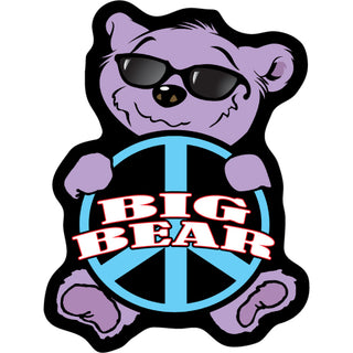 Big Bear Peace Bear Sticker