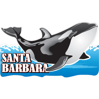 Santa Barbara  CA Orca (46073) Sticker