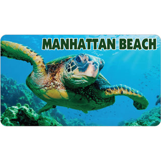 Manhattan Beach CA Sea Turtle Photo Sticker