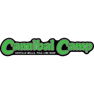 GF Cannibal Camp Green Fill 1.25in x 8in non lam Sticker