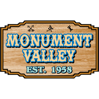 OK4 Monument Valley Wood Sign Sticker