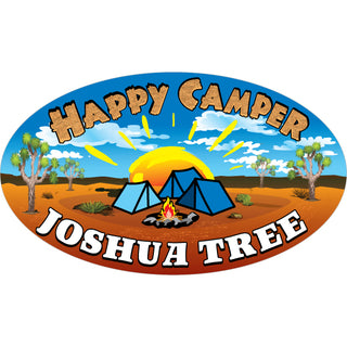 OK4 Joshua Tree Happy Camper Sticker