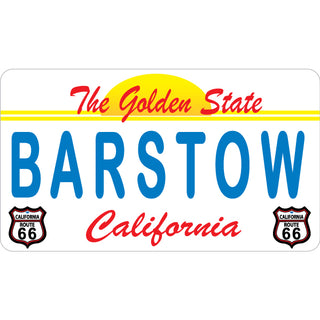 Barstow   Golden State License Plate Sticker