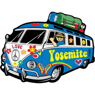 Yosemite   Hippie Bus Sticker