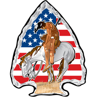 Flag Trail of Tears Arrowhead Sticker