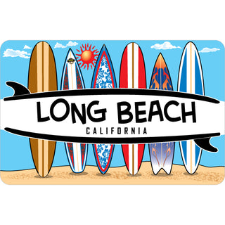 OK4 Long Beach  CA 6 Surfboards (00176) Sticker