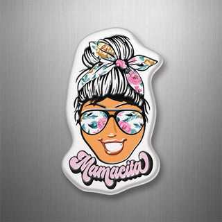 Novelty   Mamacita Face and Glasses 3D Magnet