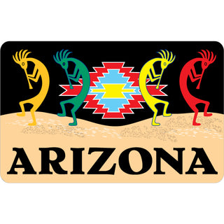Arizona Four 4 Kokopelli Sticker