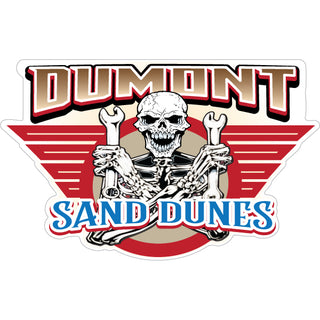 OK4 Dumont Sand Dunes Skeleton Wrench Sticker
