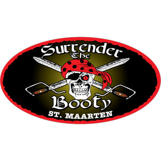 St. Maarten Surrender the Booty Sticker