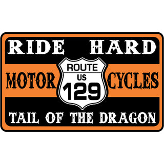 Ride Hard Route 129 Sticker