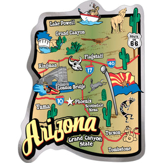 Arizona Map Sticker