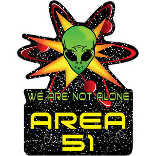 Area 51   Supernova Alien Sticker