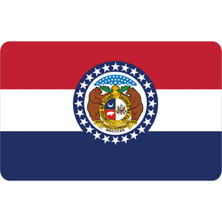 OK4 Missouri State Flag Sticker