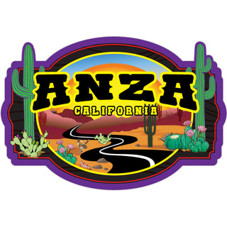 ANZA WINDING DESERT ROAD Sticker