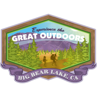 Big Bear LAKE GREAT OUTDOORS HIKING Sticker