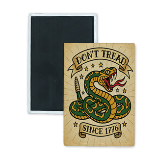Novelty   Don't Tread Snake 250th Anniversary Rectangle Badge Magnet