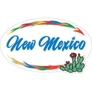 New Mexico   Cactus Arrow Sticker