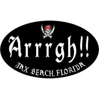 OK3 Jax Beach Florida ARRRRGH Sticker