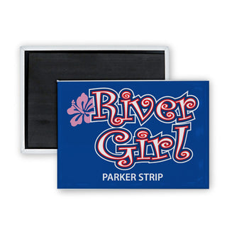Parker Strip   River Girl Rectangle Badge Magnet