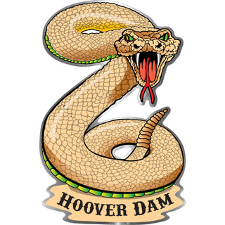 Hoover Dam   Rattlesnake Sticker