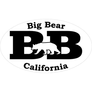 Big Bear  CA Bear Euro BB Sticker